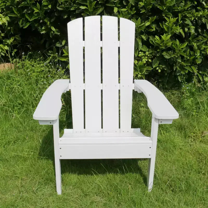Lakeside Faux Wood Adirondack Outdoor Portable Chair - Merry Products: