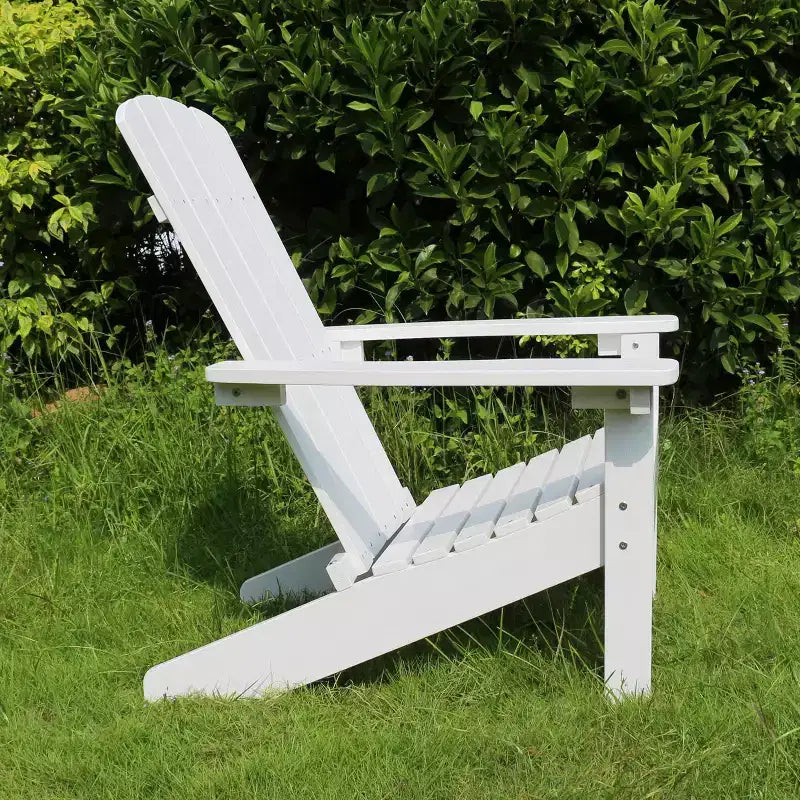 Lakeside Faux Wood Adirondack Outdoor Portable Chair - Merry Products: