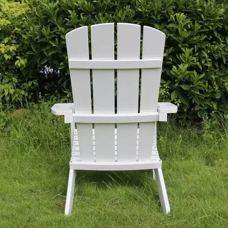Lakeside Faux Wood Adirondack Outdoor Portable Chair - Merry Products: