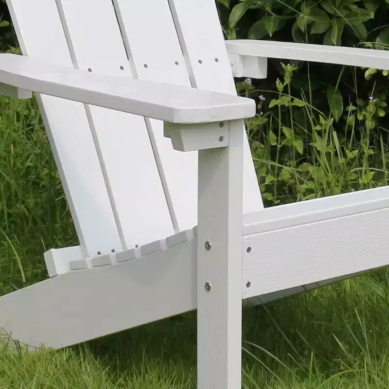 Lakeside Faux Wood Adirondack Outdoor Portable Chair - Merry Products: