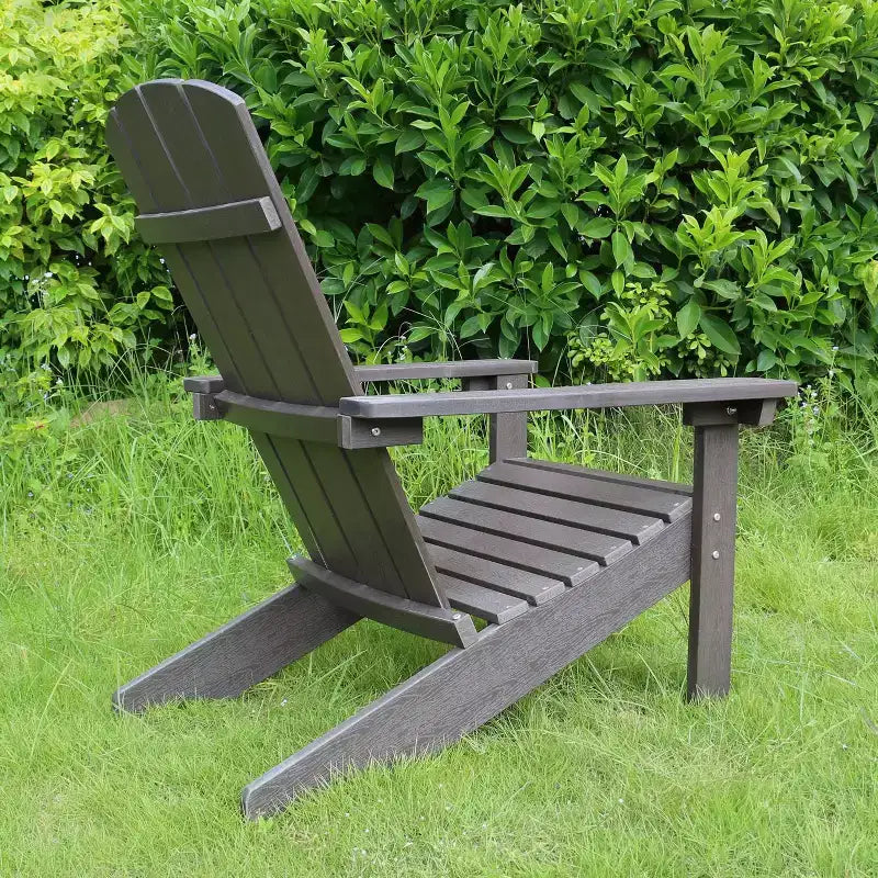 Lakeside Faux Wood Adirondack Outdoor Portable Chair - Merry Products: