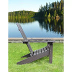 Lakeside Faux Wood Adirondack Outdoor Portable Chair - Merry Products:
