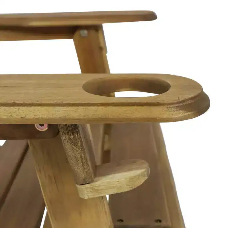 Sedia Adirondack pieghevole in legno di acacia Bellwood Outdoor - Christopher Knight