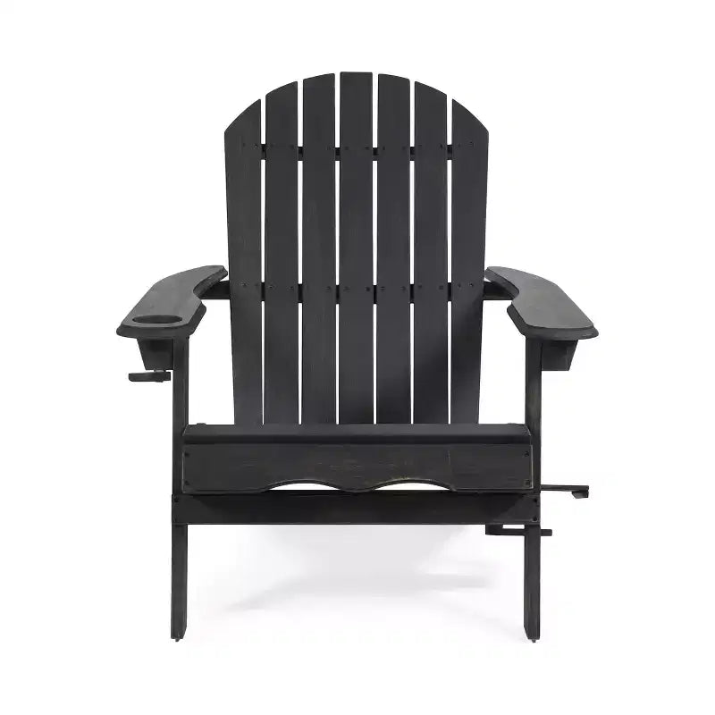 Sedia Adirondack pieghevole in legno di acacia Bellwood Outdoor - Christopher Knight