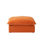 U Shape Couch Sectional for Living Room, Velvet Convertible Sectional Sofa With Ottomans