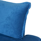 U Shape Couch Sectional for Living Room, Velvet Convertible Sectional Sofa With Ottomans
