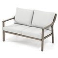 1-Piece Outdoor Aluminum Patio Loveseat