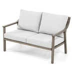 1-Piece Outdoor Aluminum Patio Loveseat