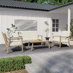 1-Piece Outdoor Aluminum Patio Loveseat