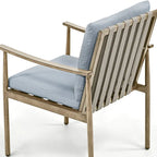 SleekLine 4-Piece Aluminum Patio Dining Chairs with Cushions