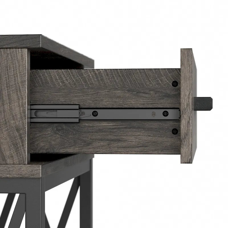 City Park Industrial End Table with Drawer
