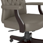Key West High Back Tufted Office Chair with Arms by Bush Furniture