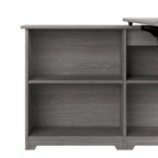 Bush Furniture Cabot 52W Standing Corner Desk with Shelves