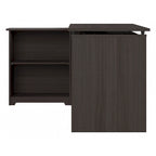 Bush Furniture Cabot 52W Standing Corner Desk with Shelves