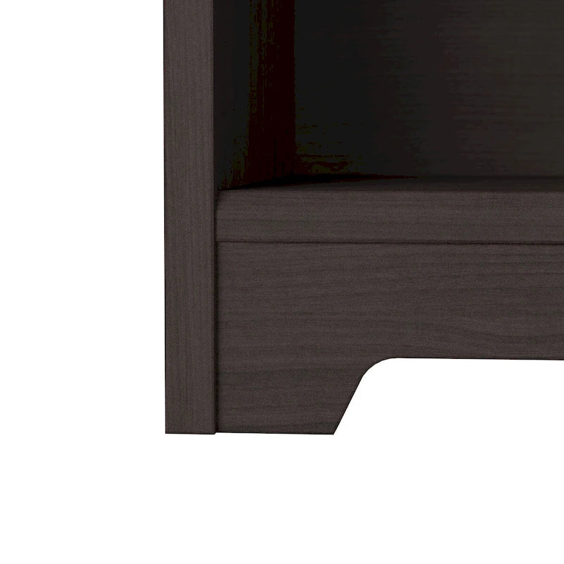 Bush Furniture Cabot 52W Standing Corner Desk with Shelves